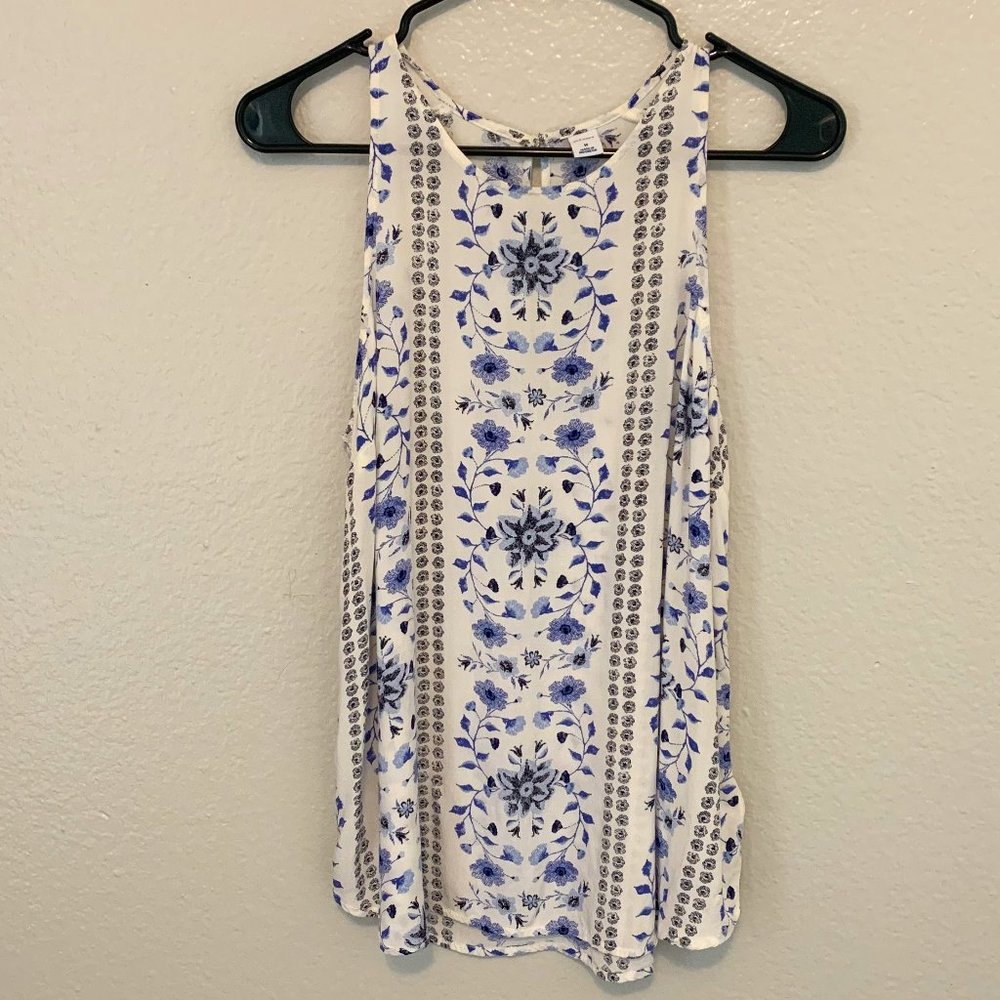 Old Navy Floral Boho Tank Top (M) Medium